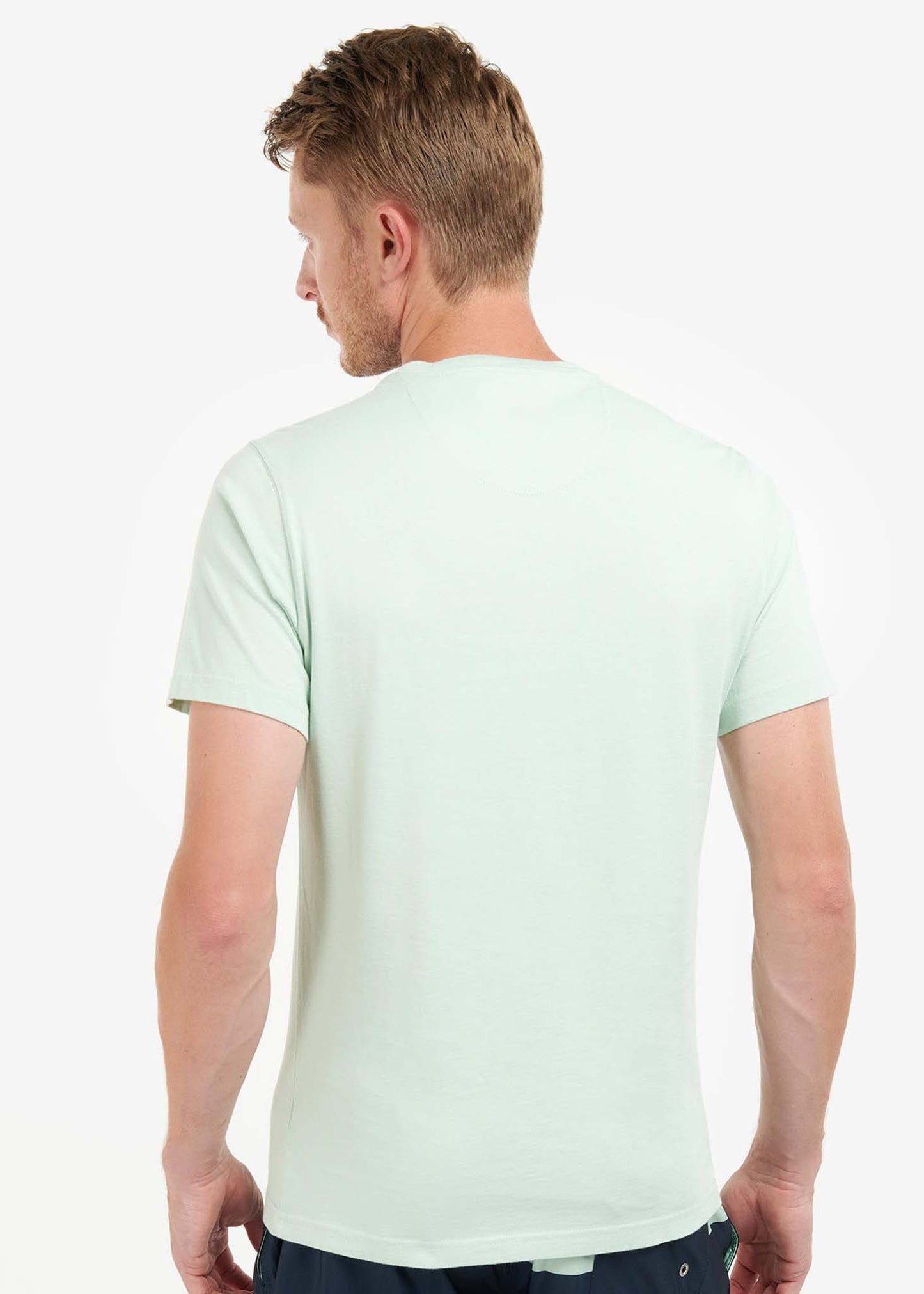 Barbour T-shirts Logo tee - dusty mint