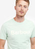 Barbour T-shirts Logo tee - dusty mint