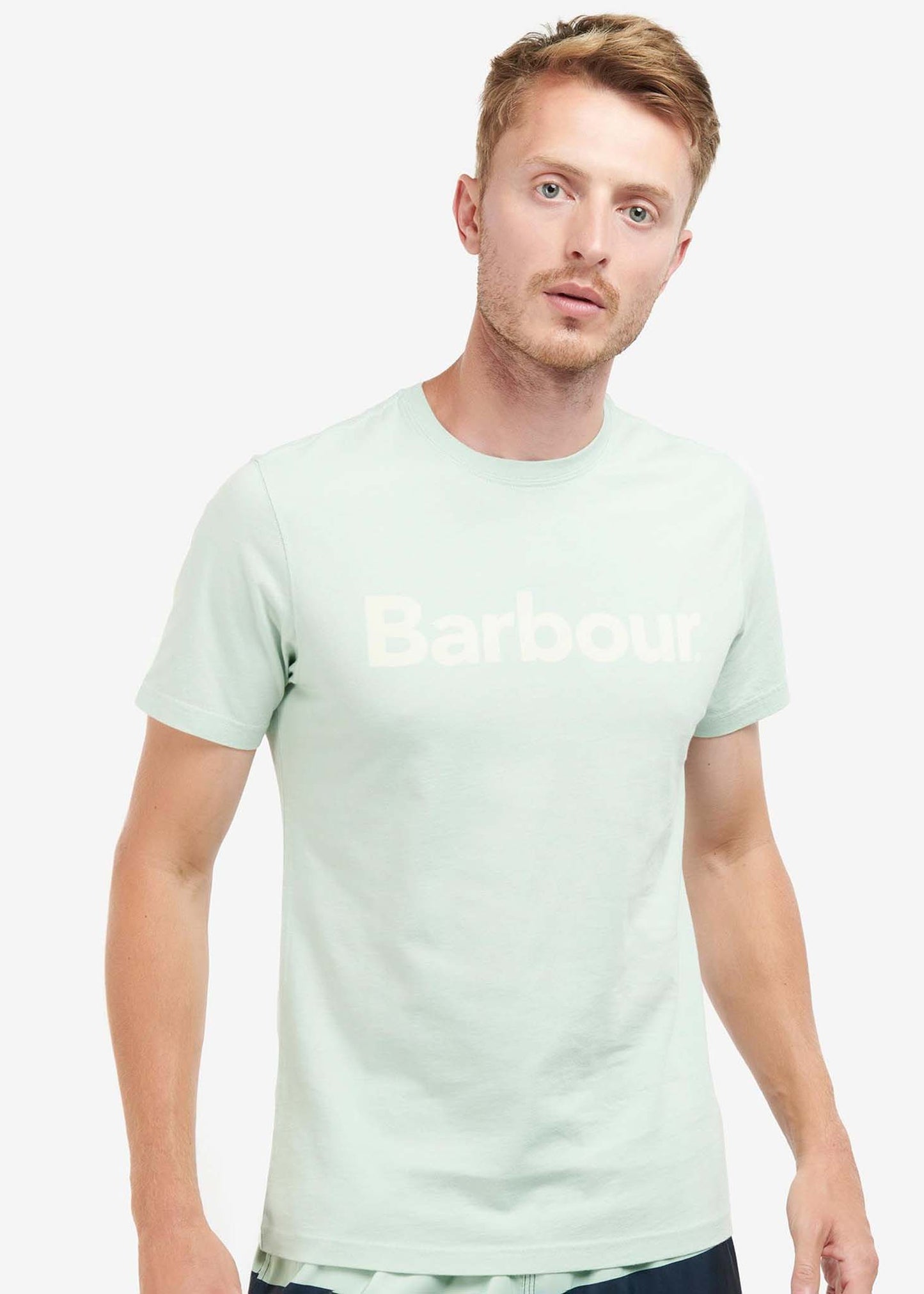 Barbour T-shirts Logo tee - dusty mint