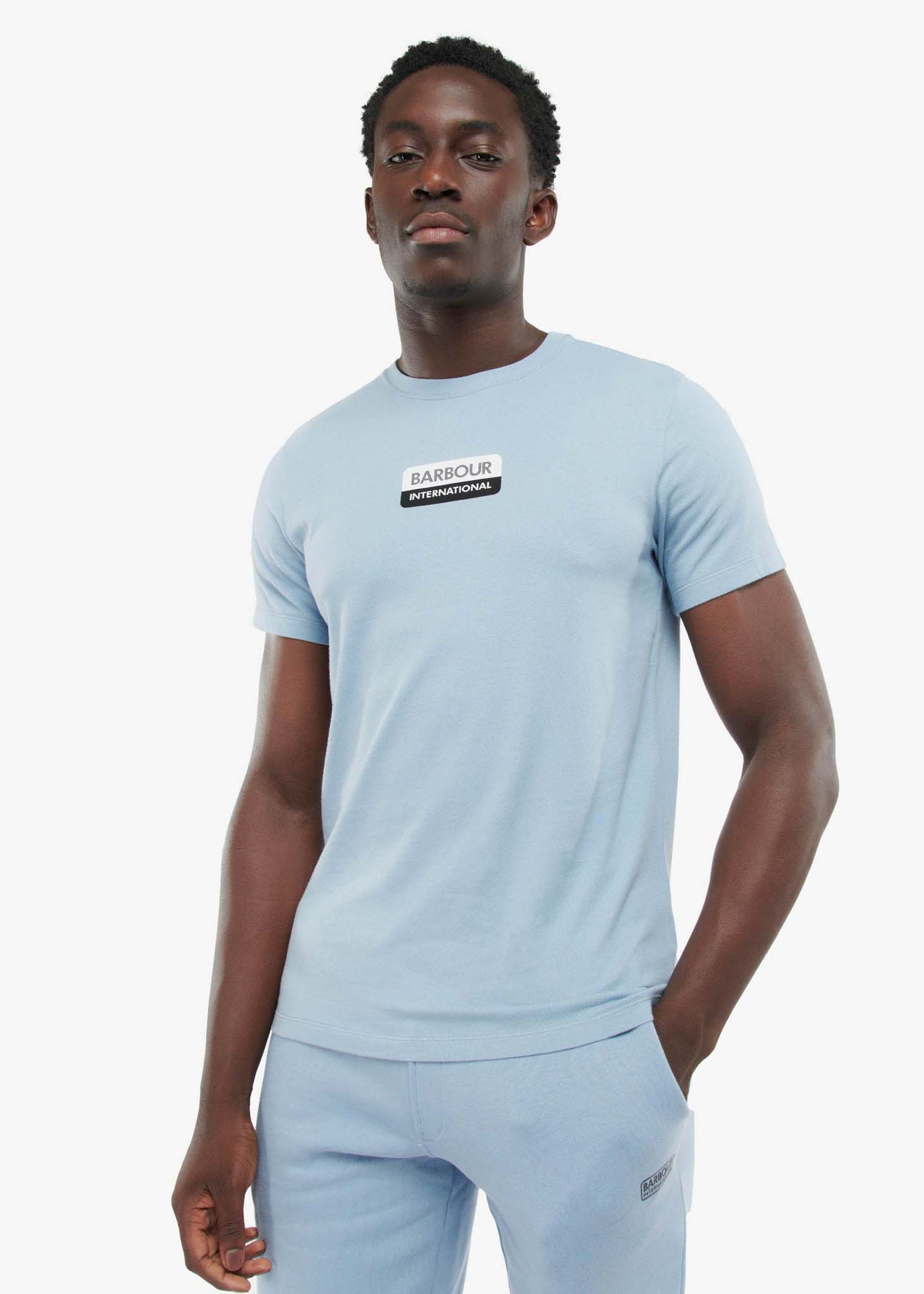 Barbour International T-shirts Bennet tee - powder blue