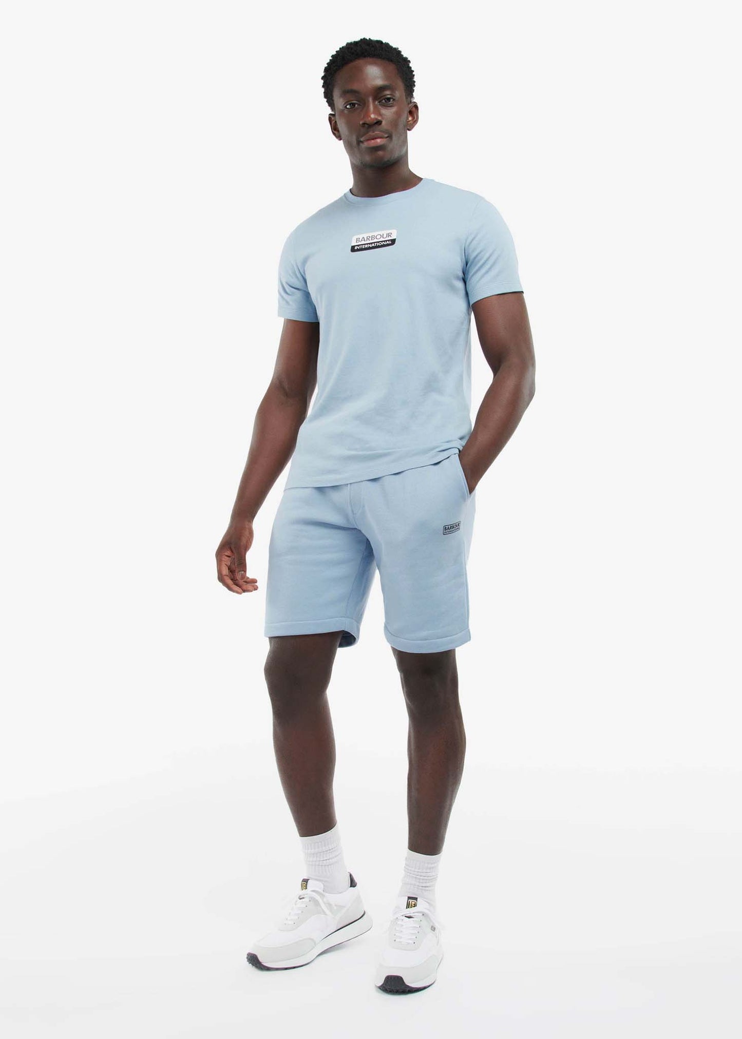 Barbour International T-shirts Bennet tee - powder blue
