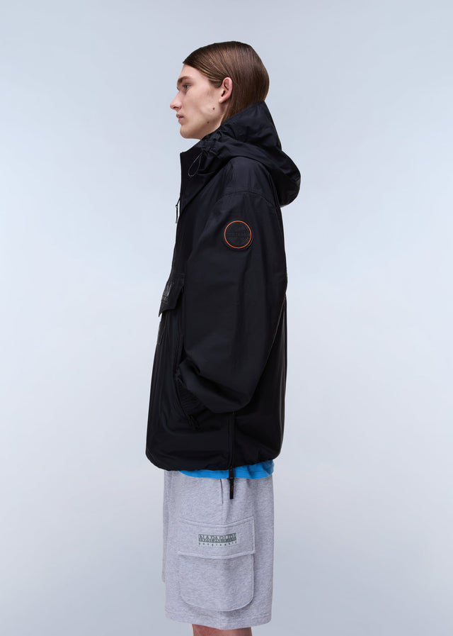 Napapijri Jacken Lightweight Packable Rainforest Overhead rf next Jacket - black beauty