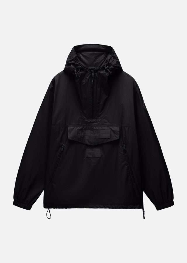 Napapijri Jacken Lightweight Packable Rainforest Overhead rf next Jacket - black beauty