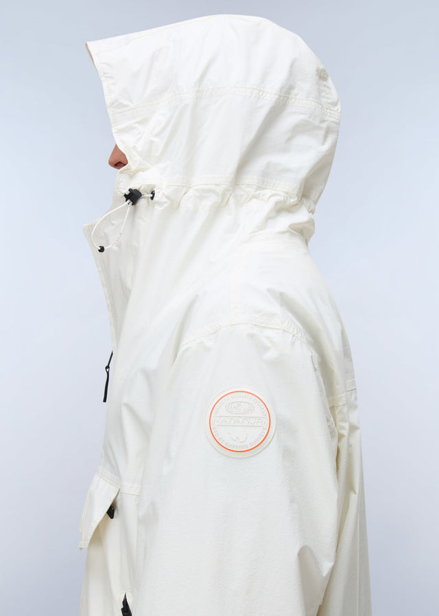 Napapijri Jacken Lightweight Packable Rainforest Overhead rf next Jacket - white whisper