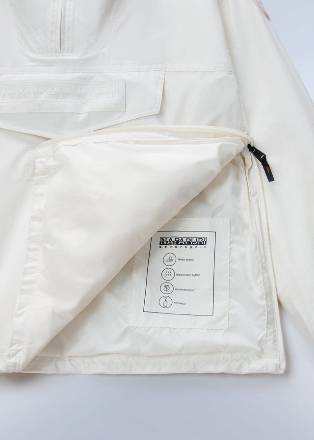 Napapijri Jacken Lightweight Packable Rainforest Overhead rf next Jacket - white whisper