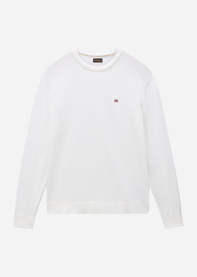 Napapijri Pullover Decatur 2.0 c - white whisper