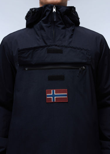 Napapijri Jassen  Winter Rainforest overhead jacket next  - black