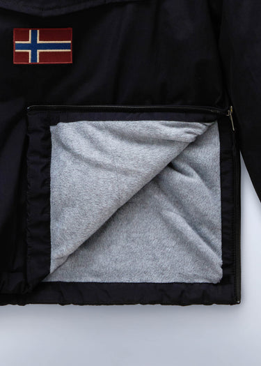 Napapijri Jassen  Winter Rainforest overhead jacket next  - black