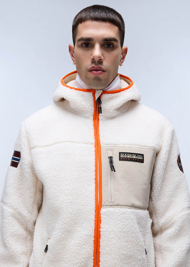 Napapijri Jacken Yupik full zip hoodie - whitecap gray