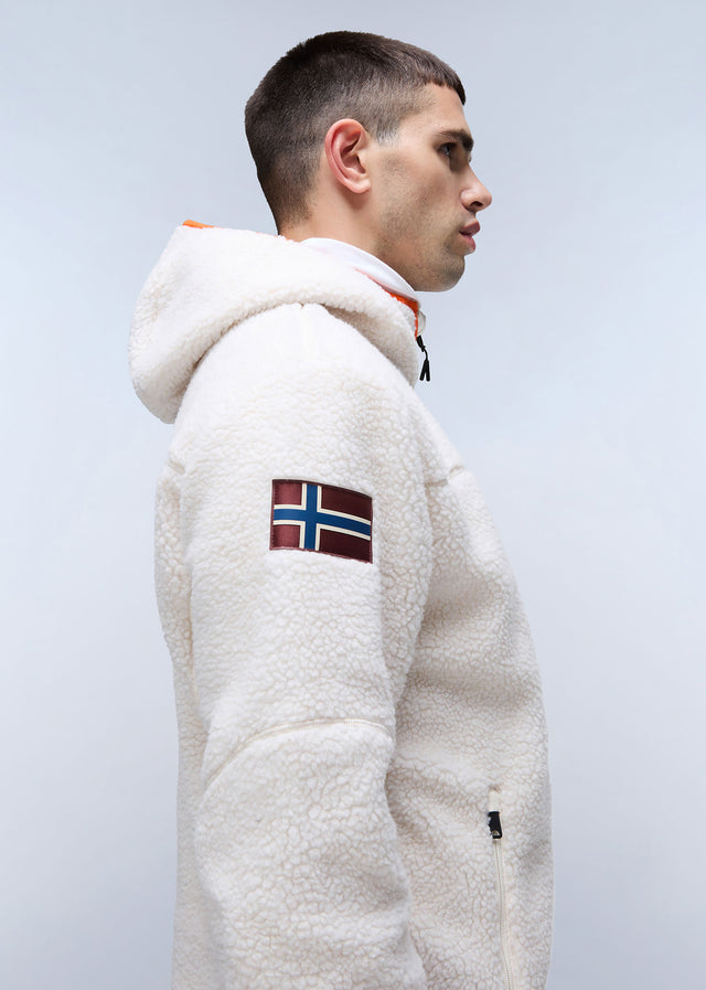 Napapijri Jacken Yupik full zip hoodie - whitecap gray