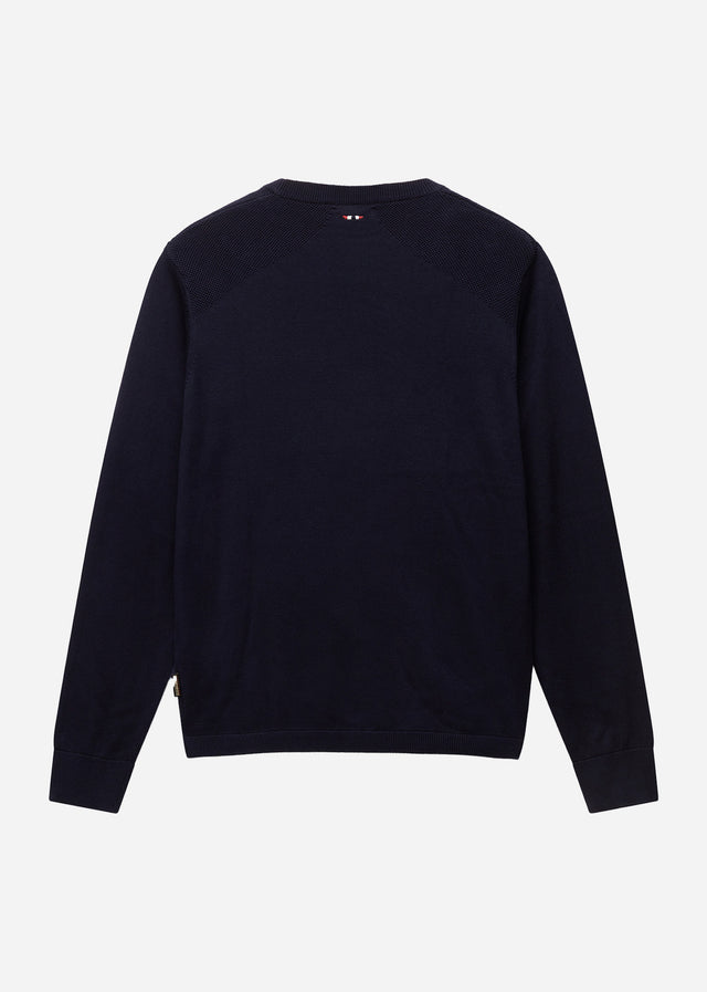Napapijri Pullover Derri crewneck sweater - blue marine