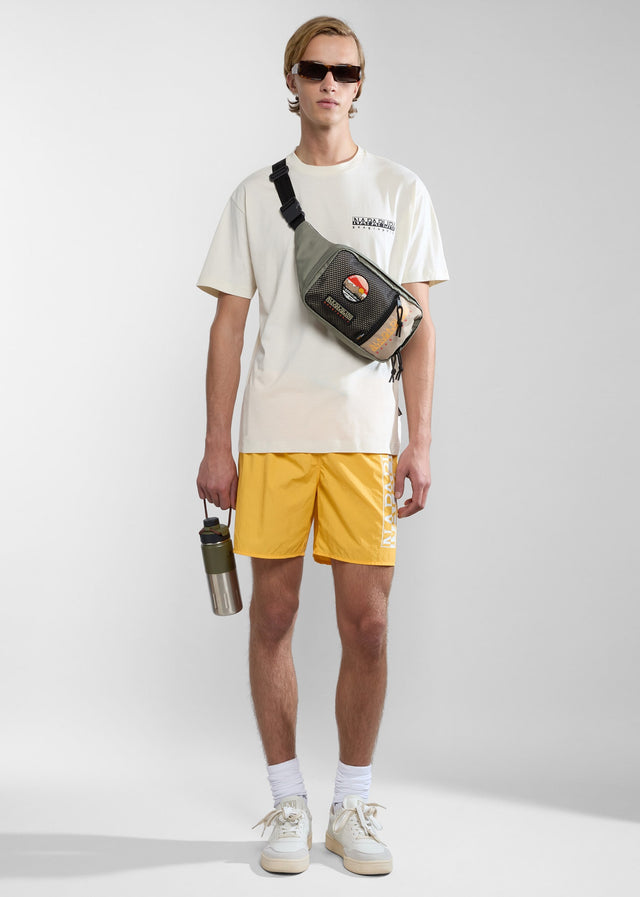 Napapijri Badeshorts Box swim short - yellow kumquat