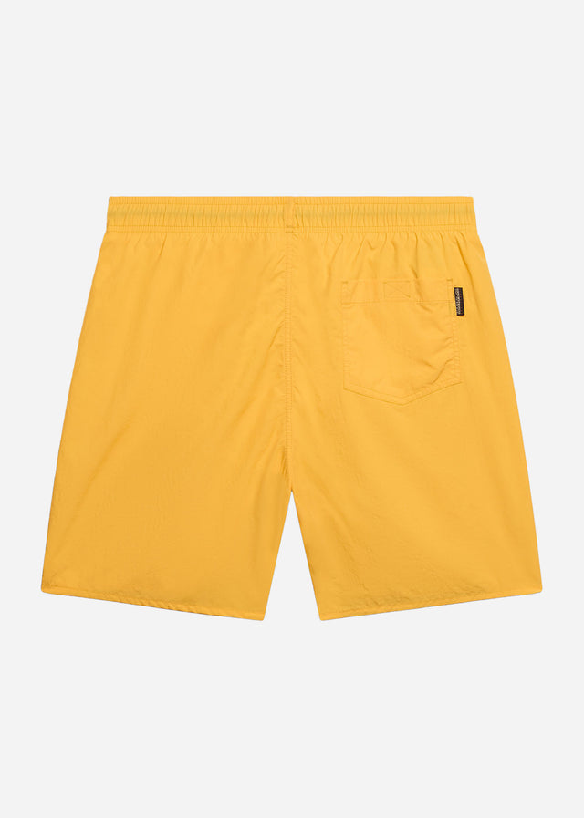 Napapijri Badeshorts Box swim short - yellow kumquat