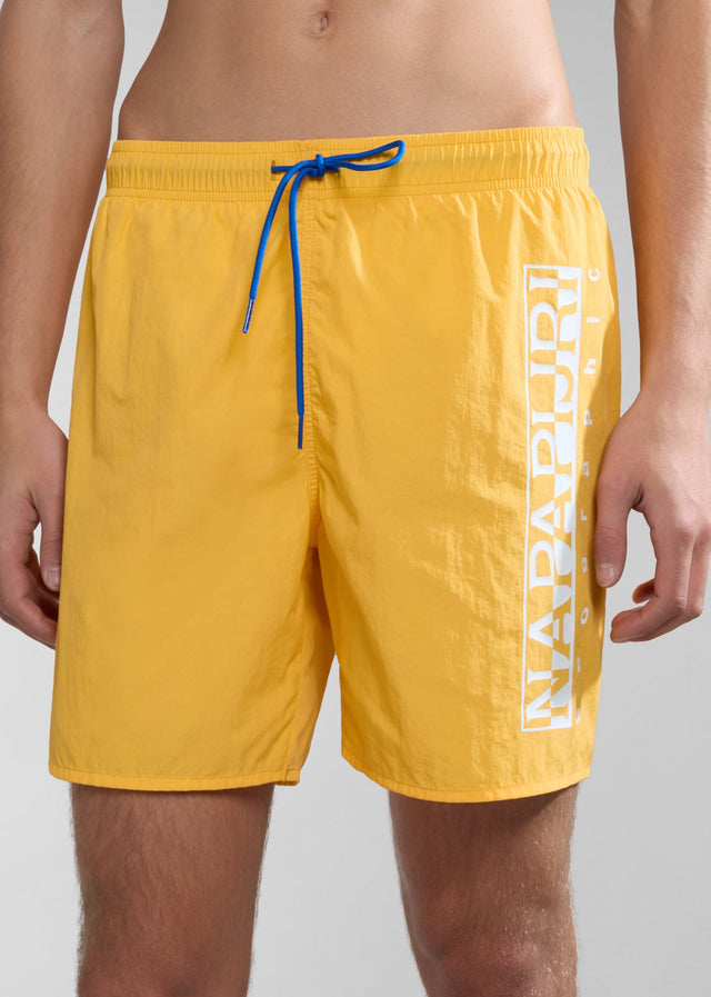 Napapijri Badeshorts Box swim short - yellow kumquat
