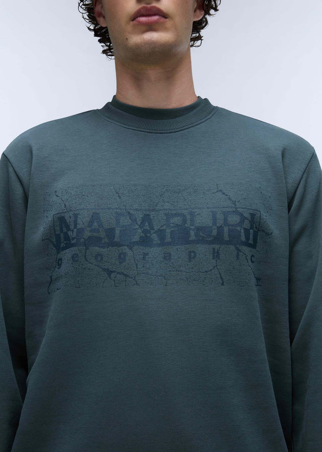 Napapijri Pullover Albula crewneck sweater - green urban