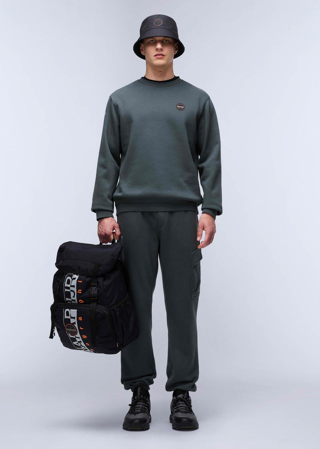 Napapijri Pullover Badge crewneck sweater - green urban (Copy)