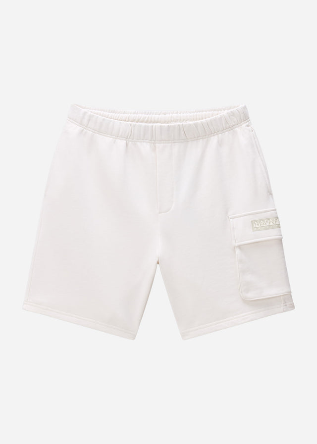 Napapijri Shorts N box logo cargo - white whisper