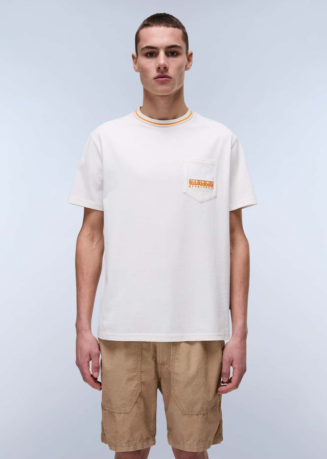 Napapijri T-Shirts S murlo - white whiper