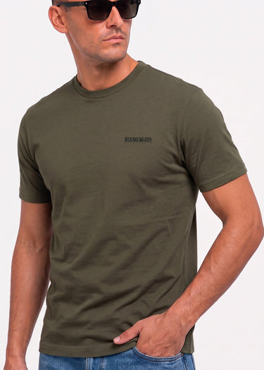 Napapijri T-shirts S yourte ss - olive night