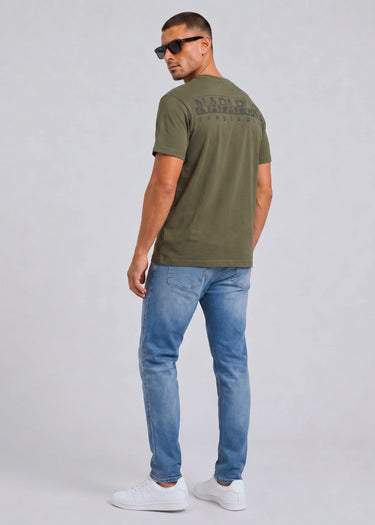 Napapijri T-shirts S yourte ss - olive night