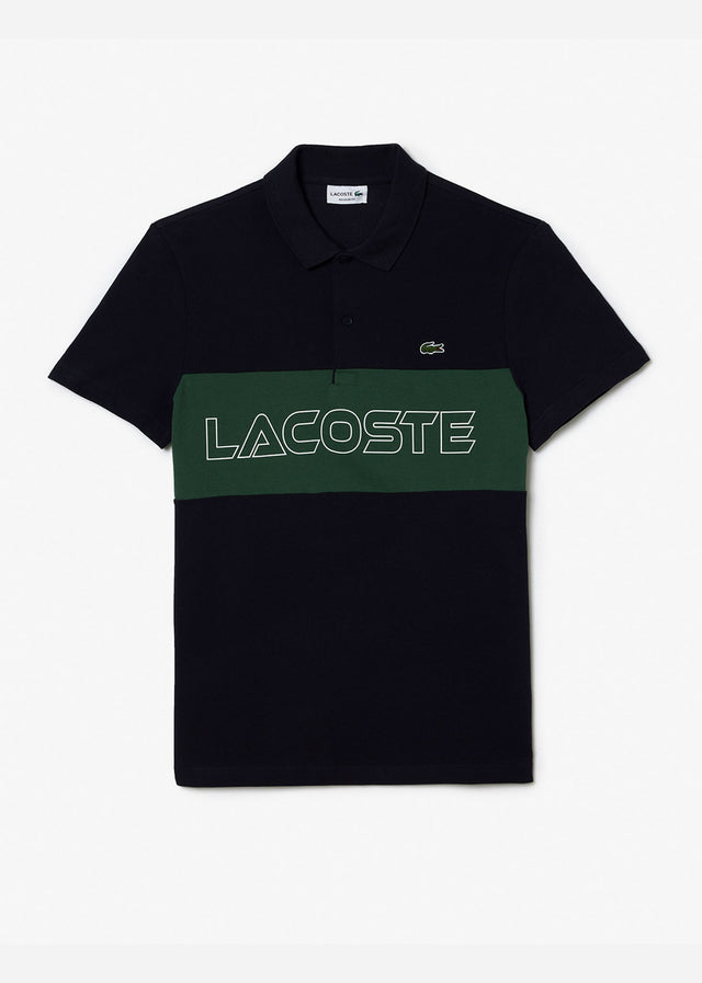 Lacoste Poloshirts Colorblock polo - abysm sequoia