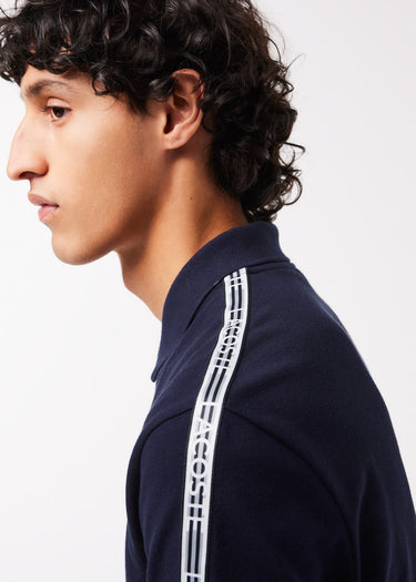 Lacoste Polo's Contrast stripe polo - navy blue
