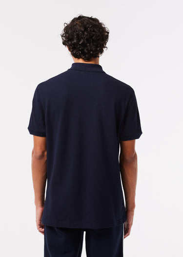 Lacoste Polo's Contrast stripe polo - navy blue