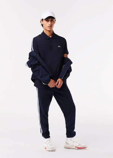 Lacoste Polo's Contrast stripe polo - navy blue