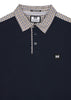 Weekend Offender Polo's Costa - navy house check