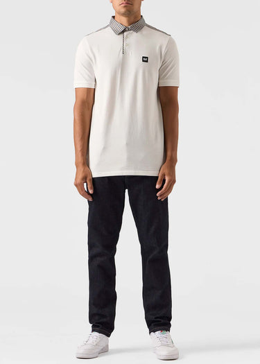 Weekend Offender Polo's Costa - winter white house check