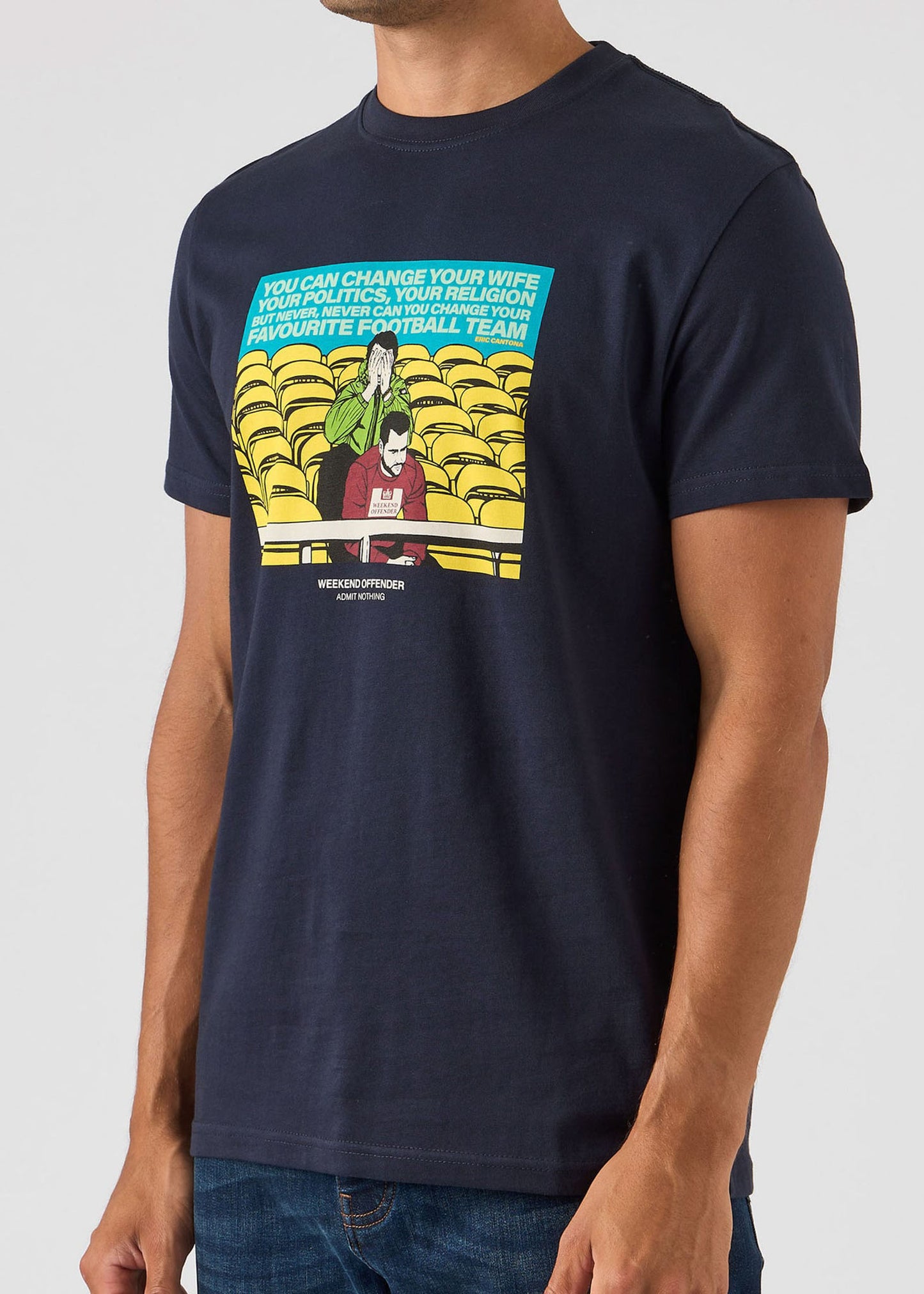 Weekend Offender T-shirts Eric - Navy