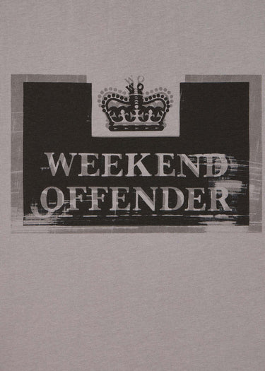 Weekend Offender T-shirts Bonpensiero - light grey