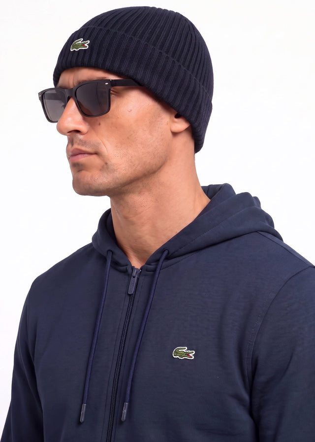 Lacoste Caps Knitted cap - navy blue