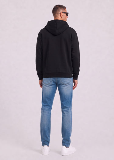 Lacoste Hoodies Fleece zipped front hoodie - black