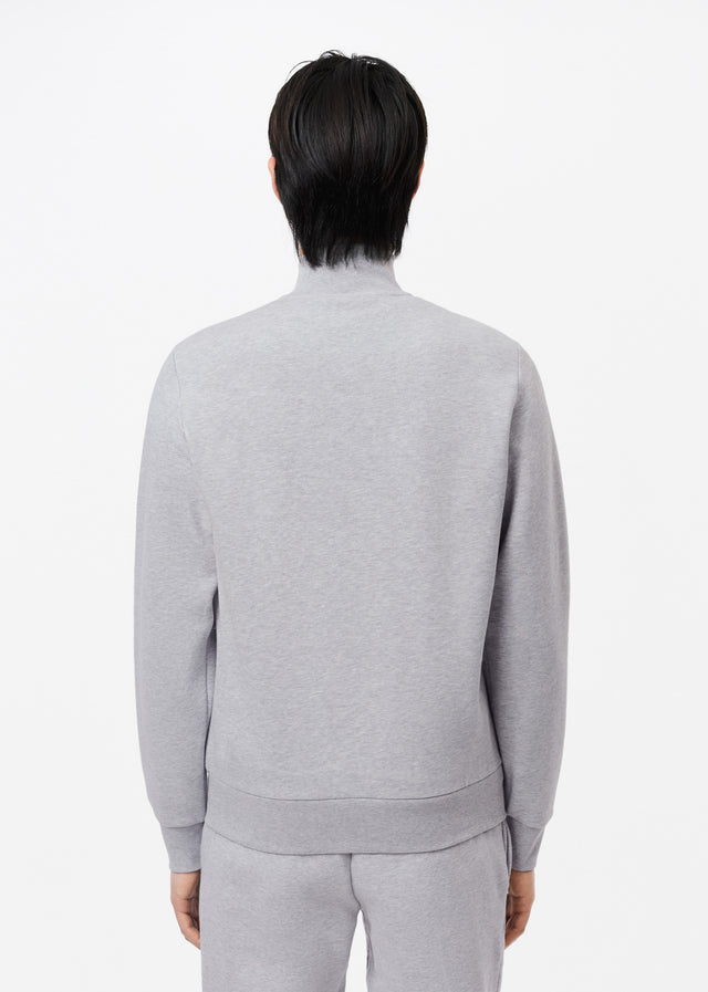Lacoste Sweatjacken Brushed fleece zip through sweater - Silver Chine