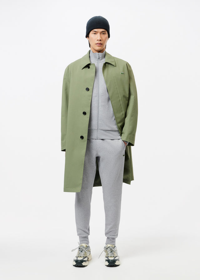 Lacoste Sweatjacken Brushed fleece zip through sweater - Silver Chine