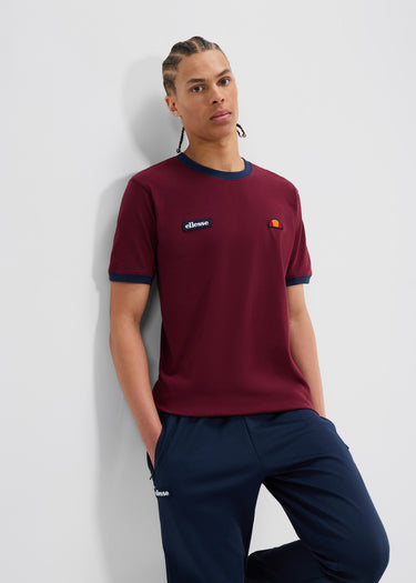 Ellesse T-shirts Ferdorini tee - burgundy