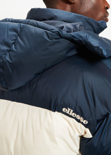 Ellesse Jassen Herald padded jacket - navy off white