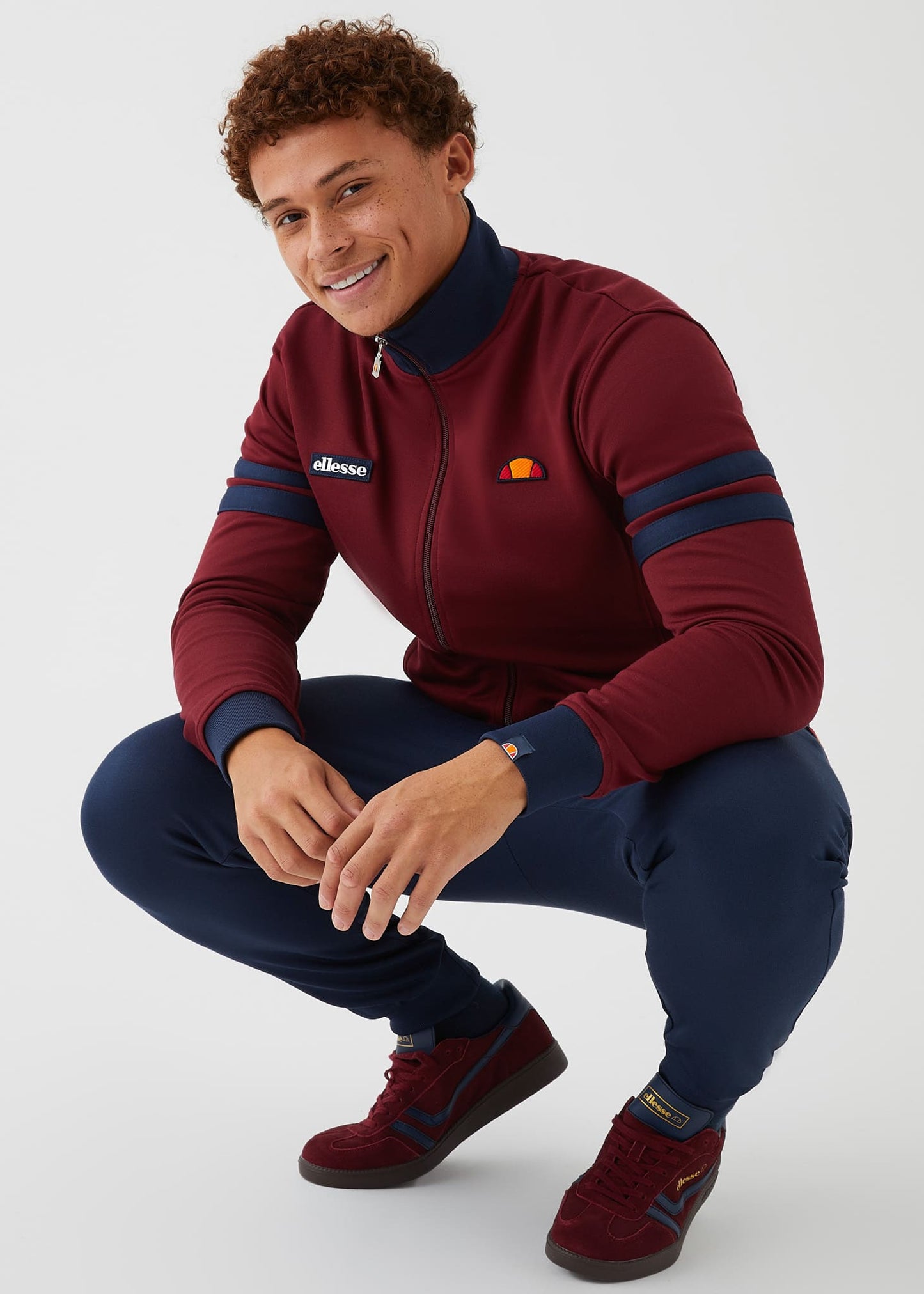 Ellesse Schoenen Roma cupsole - burgundy navy