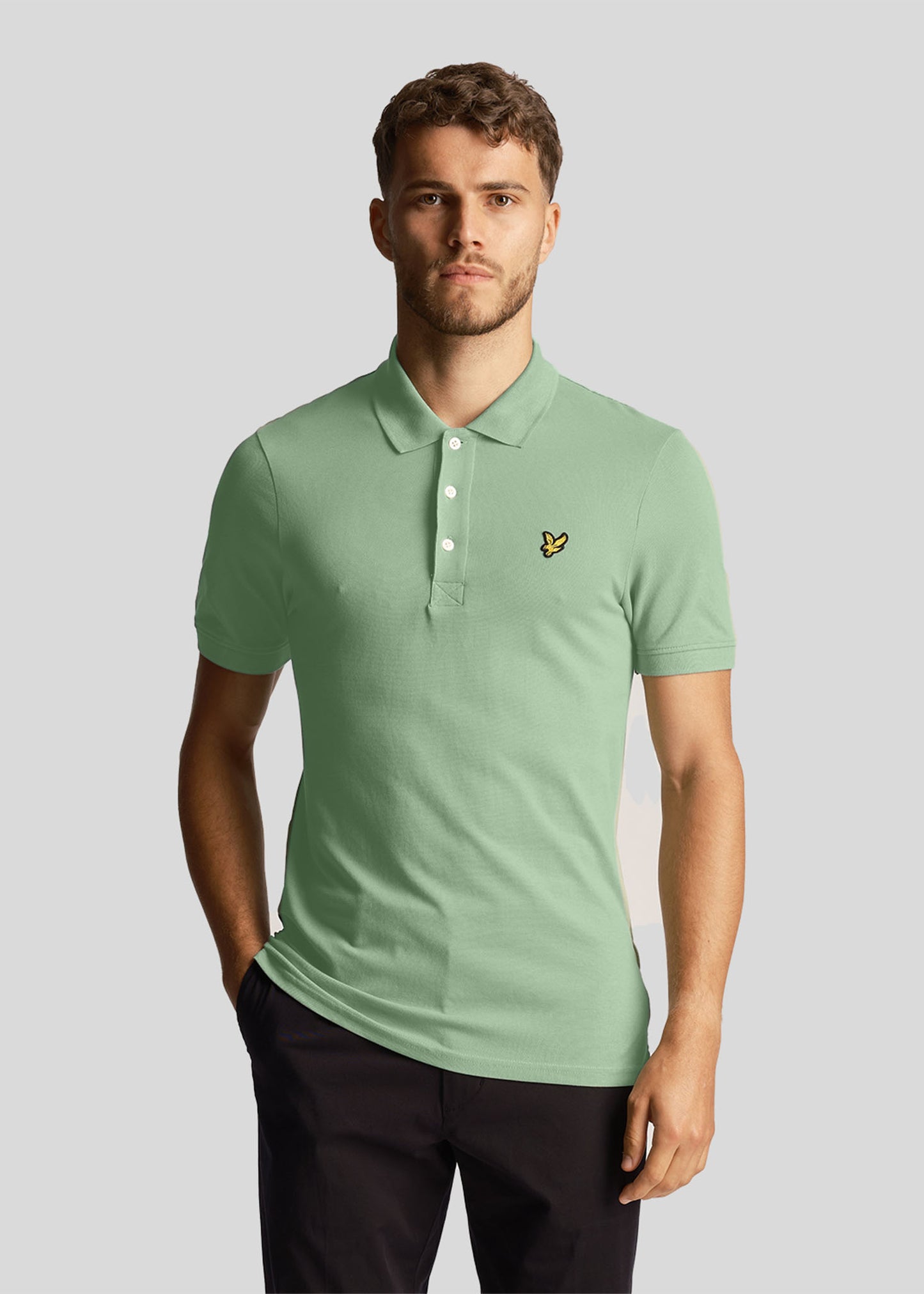 Lyle & Scott Polo's Plain polo shirt - glencoe green