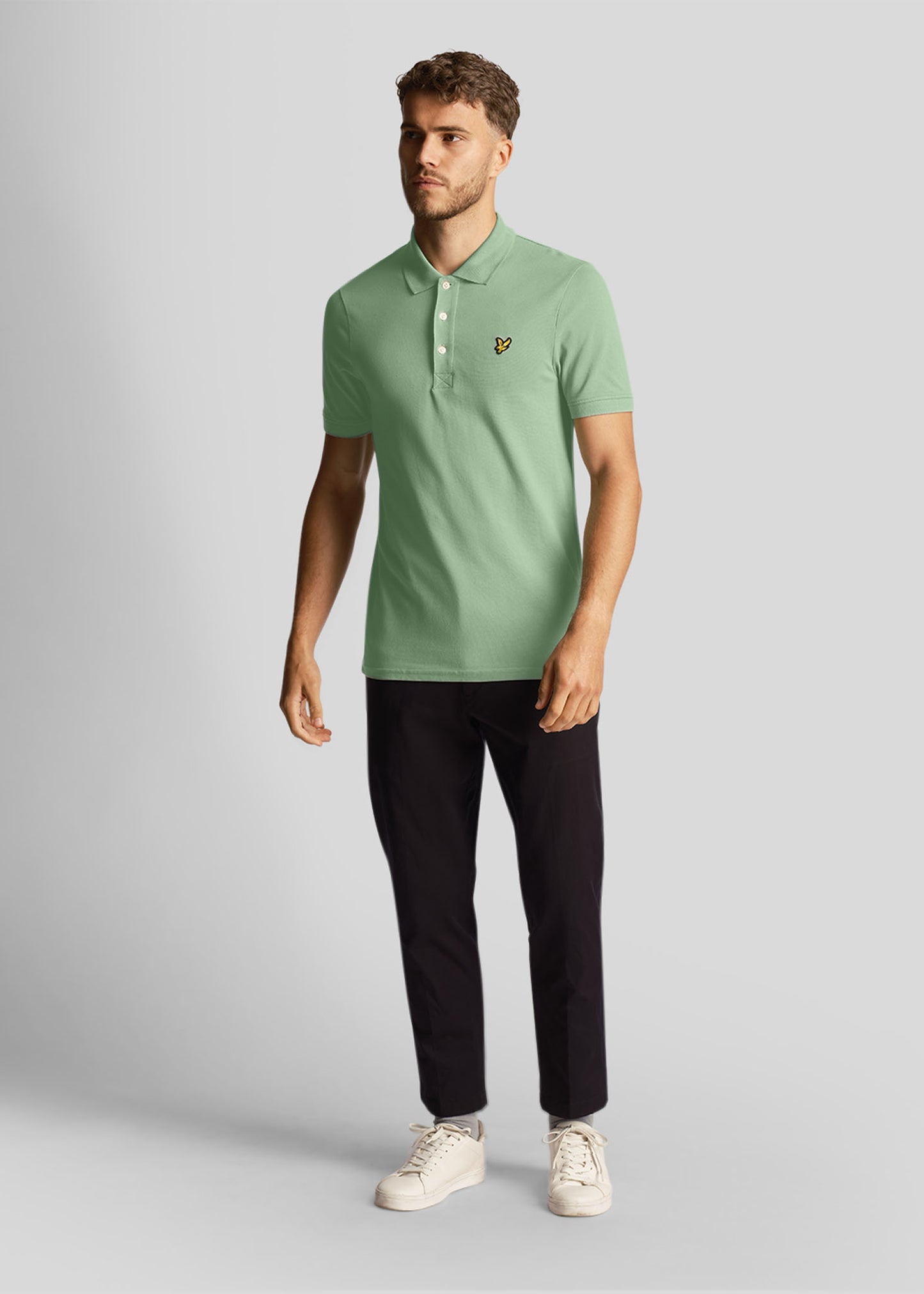 Lyle & Scott Polo's Plain polo shirt - glencoe green