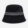 Sergio Tacchini Bucket Hats Stoneham classic bucket hat - black