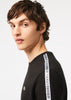 Lacoste T-shirts Contrast stripe t-shirt - black
