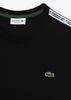Lacoste T-shirts Contrast stripe t-shirt - black