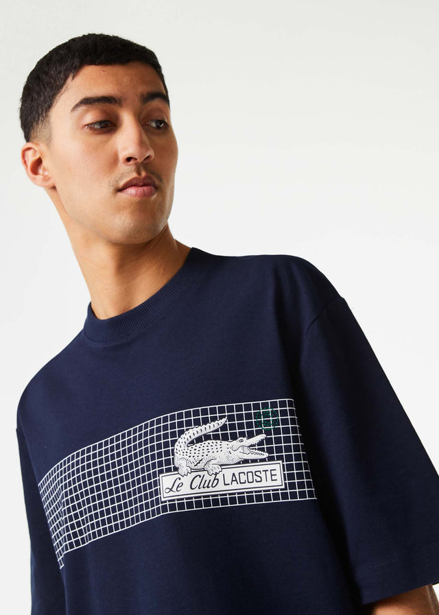 Lacoste T-Shirts Stripe t-shirt - navy blue
