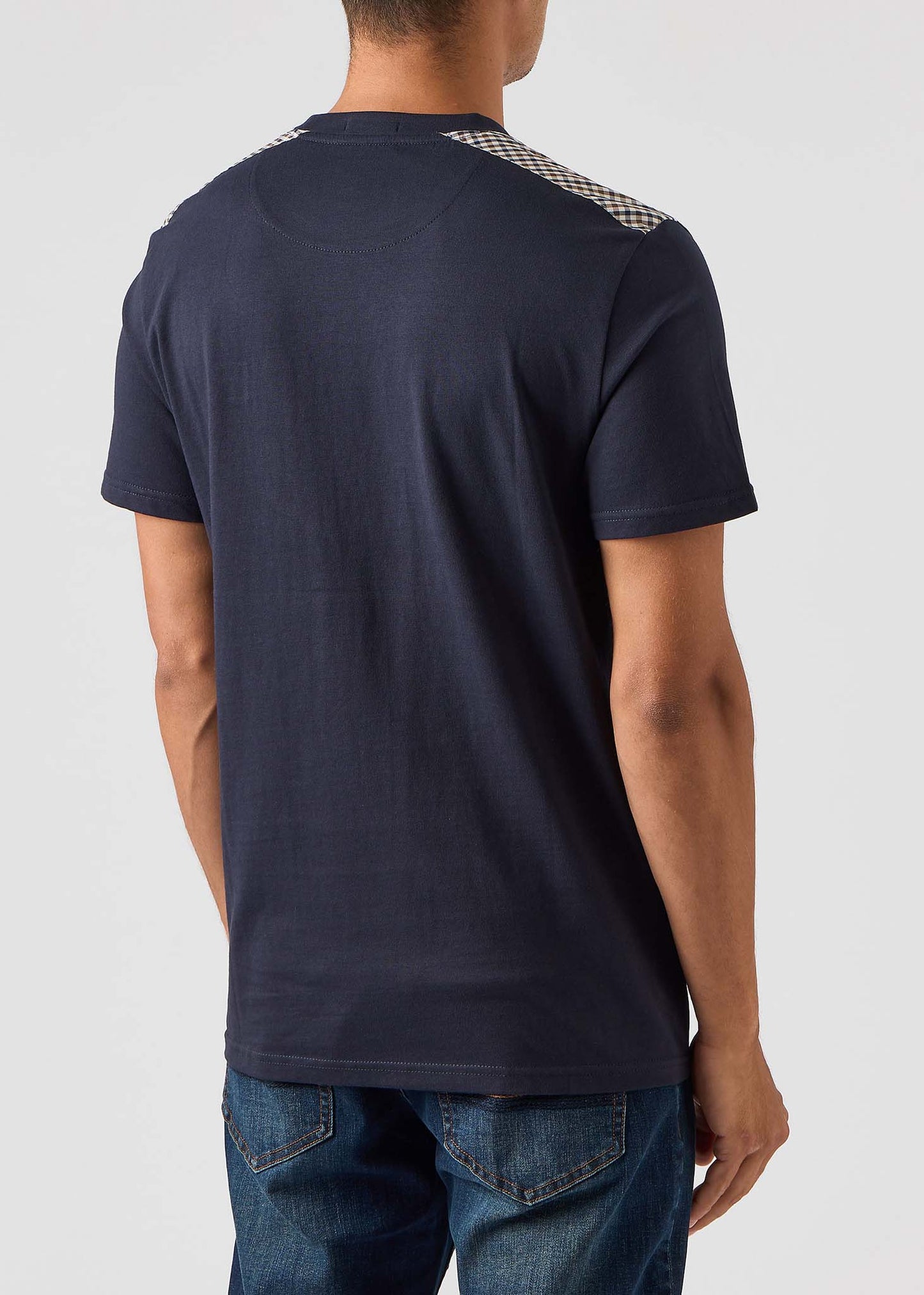 Weekend Offender T-shirts Diaz - navy blue house check