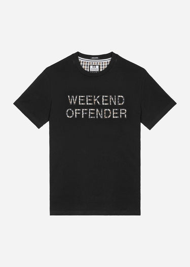 Weekend Offender T-shirts Tornaco - black mid house check