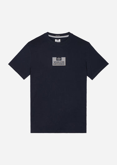 Weekend Offender T-shirts Dygas - navy house check