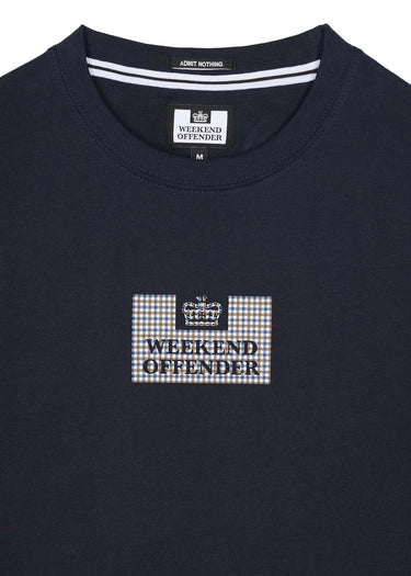 Weekend Offender T-shirts Dygas - navy house check