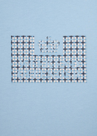 Weekend Offender T-shirts Dygas - winter sky blue house check